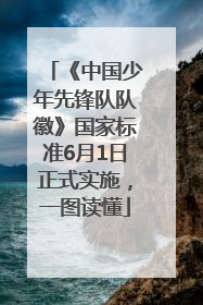 《中国少年先锋队队徽》国家标准6月1日正式实施，一图读懂