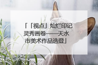 「视点」灿烂印记 灵秀画卷——天水市美术作品选登