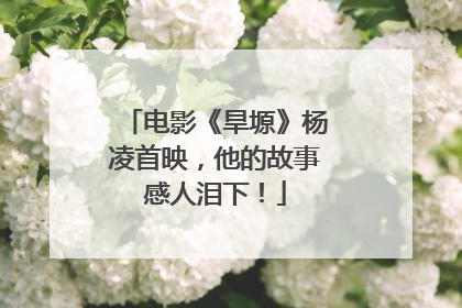 电影《旱塬》杨凌首映，他的故事感人泪下！
