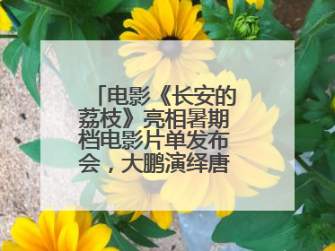 电影《长安的荔枝》亮相暑期档电影片单发布会，大鹏演绎唐朝小人物故事
