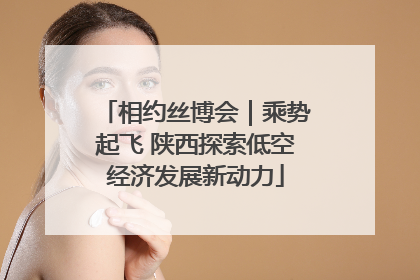 相约丝博会｜乘势起飞 陕西探索低空经济发展新动力