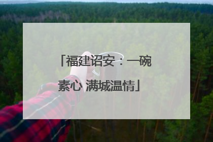 福建诏安：一碗素心 满城温情