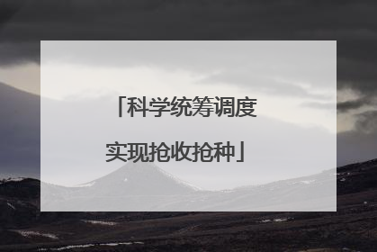 科学统筹调度实现抢收抢种