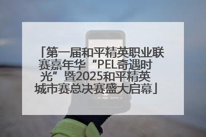 第一届和平精英职业联赛嘉年华“PEL奇遇时光”暨2025和平精英城市赛总决赛盛大启幕
