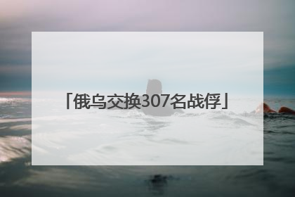 俄乌交换307名战俘
