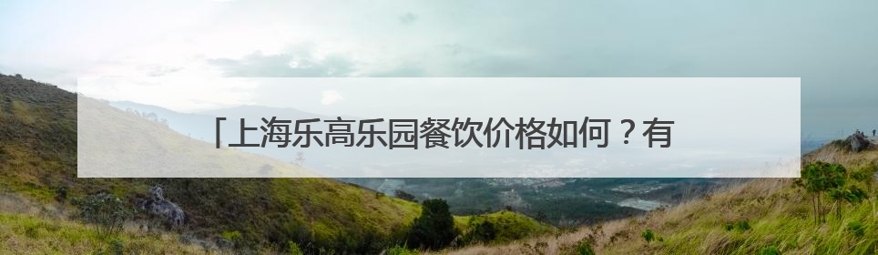 上海乐高乐园餐饮价格如何？有哪些演出与娱乐活动？记者探营
