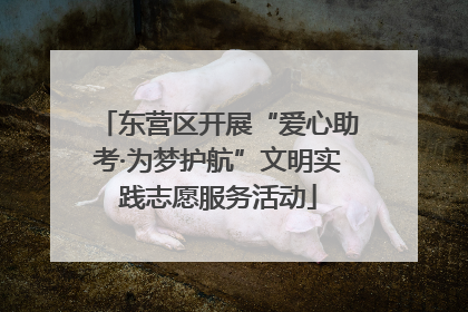 东营区开展“爱心助考·为梦护航”文明实践志愿服务活动