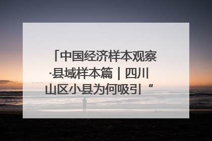 中国经济样本观察·县域样本篇｜四川山区小县为何吸引“村播”扎堆？