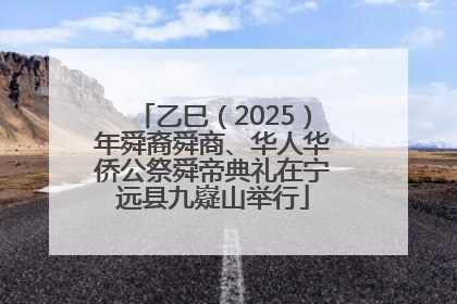 乙巳（2025）年舜裔舜商、华人华侨公祭舜帝典礼在宁远县九嶷山举行