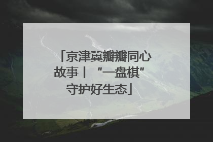 京津冀瓣瓣同心故事丨“一盘棋”守护好生态