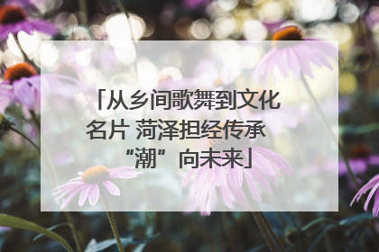 从乡间歌舞到文化名片 菏泽担经传承“潮”向未来