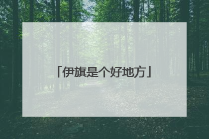 伊旗是个好地方