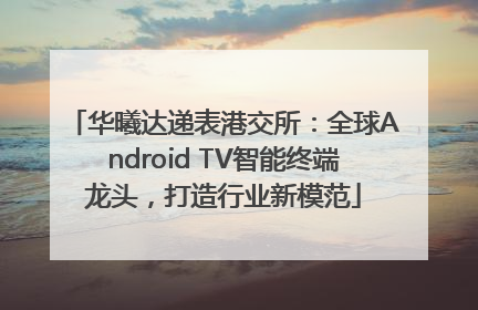 华曦达递表港交所：全球Android TV智能终端龙头，打造行业新模范