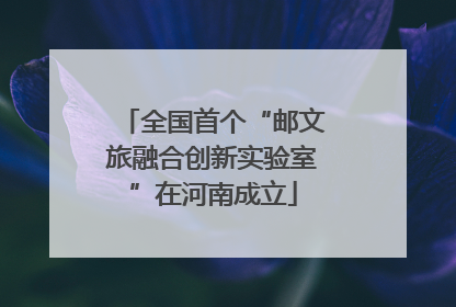 全国首个“邮文旅融合创新实验室”在河南成立