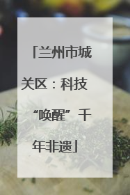 兰州市城关区：科技“唤醒”千年非遗