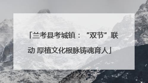 兰考县考城镇:“双节”联动 厚植文化根脉铸魂育人