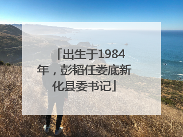 出生于1984年，彭韬任娄底新化县委书记