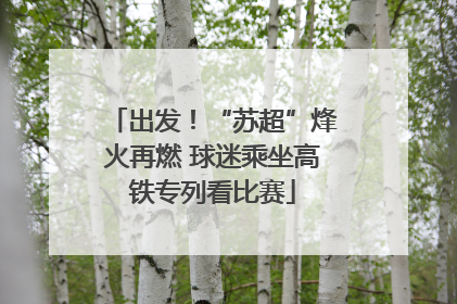出发！“苏超”烽火再燃 球迷乘坐高铁专列看比赛