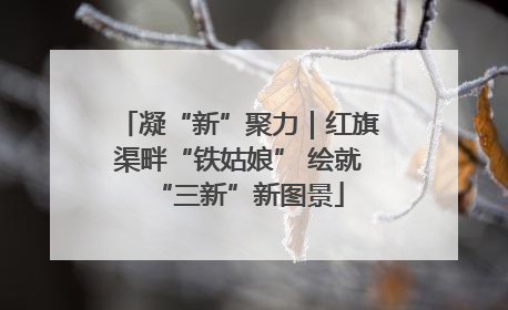 凝“新”聚力｜红旗渠畔“铁姑娘” 绘就“三新”新图景