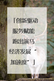 创新驱动 服务赋能 跑出演马经济发展“加速度”