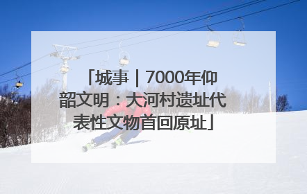 城事｜7000年仰韶文明：大河村遗址代表性文物首回原址