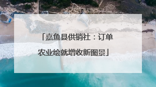 嘉鱼县供销社：订单农业绘就增收新图景