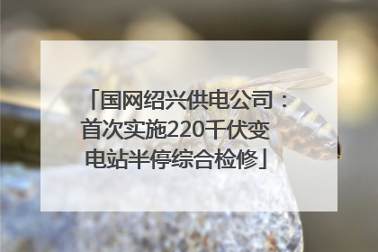 国网绍兴供电公司：首次实施220千伏变电站半停综合检修