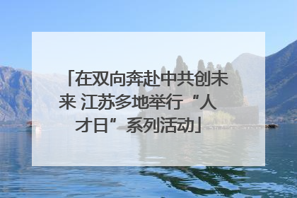在双向奔赴中共创未来 江苏多地举行“人才日”系列活动