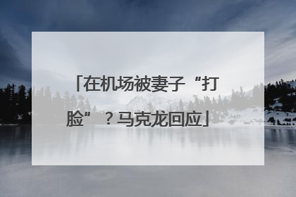 在机场被妻子“打脸”？马克龙回应