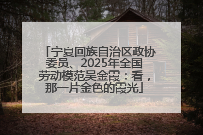 宁夏回族自治区政协委员、2025年全国劳动模范吴金霞：看，那一片金色的霞光