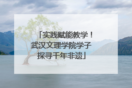 实践赋能教学！武汉文理学院学子探寻千年非遗