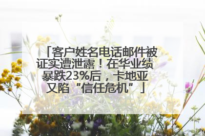 客户姓名电话邮件被证实遭泄露！在华业绩暴跌23%后，卡地亚又陷“信任危机”