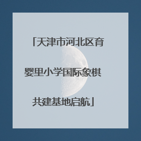 天津市河北区育婴里小学国际象棋共建基地启航