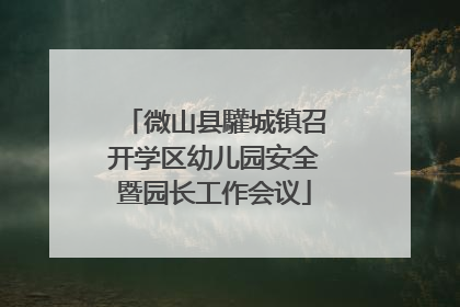 微山县驩城镇召开学区幼儿园安全暨园长工作会议