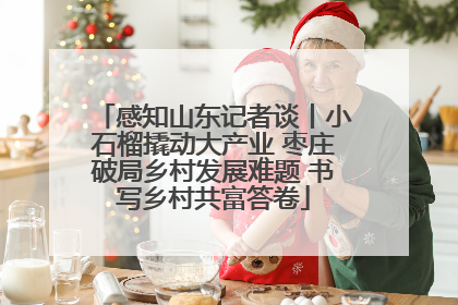感知山东记者谈丨小石榴撬动大产业 枣庄破局乡村发展难题 书写乡村共富答卷