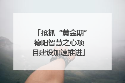 抢抓“黄金期” 德阳智慧之心项目建设加速推进