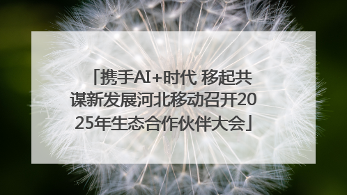 携手AI+时代 移起共谋新发展河北移动召开2025年生态合作伙伴大会
