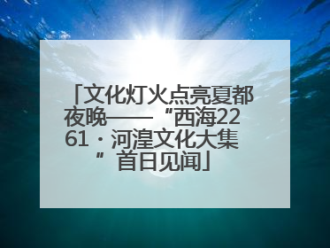 文化灯火点亮夏都夜晚——“西海2261・河湟文化大集”首日见闻