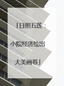 日照五莲：小院经济绘出大美画卷