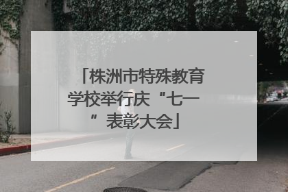 株洲市特殊教育学校举行庆“七一”表彰大会