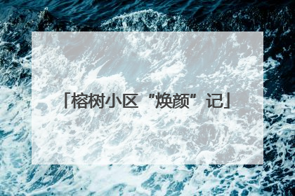 榕树小区“焕颜”记