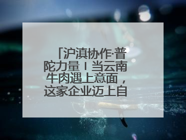 沪滇协作·普陀力量〡当云南牛肉遇上意面，这家企业迈上自研发展快车道
