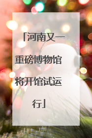 河南又一重磅博物馆将开馆试运行