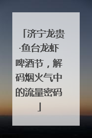 济宁龙贵·鱼台龙虾啤酒节，解码烟火气中的流量密码
