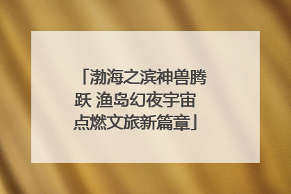 渤海之滨神兽腾跃 渔岛幻夜宇宙点燃文旅新篇章