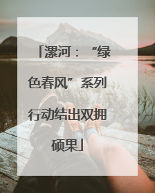 漯河：“绿色春风”系列行动结出双拥硕果