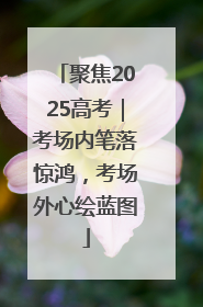 聚焦2025高考｜考场内笔落惊鸿，考场外心绘蓝图