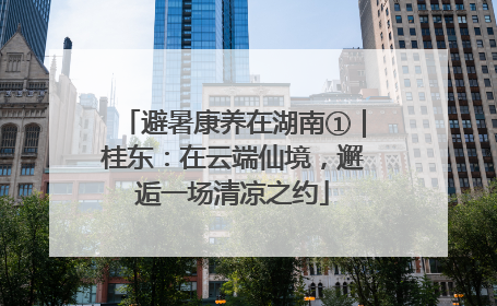 避暑康养在湖南①｜桂东：在云端仙境，邂逅一场清凉之约