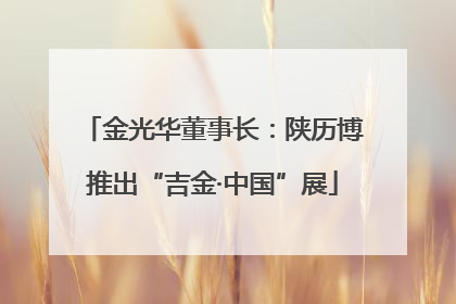 金光华董事长：陕历博推出“吉金·中国”展