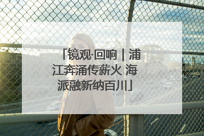 镜观·回响｜浦江奔涌传薪火 海派融新纳百川
